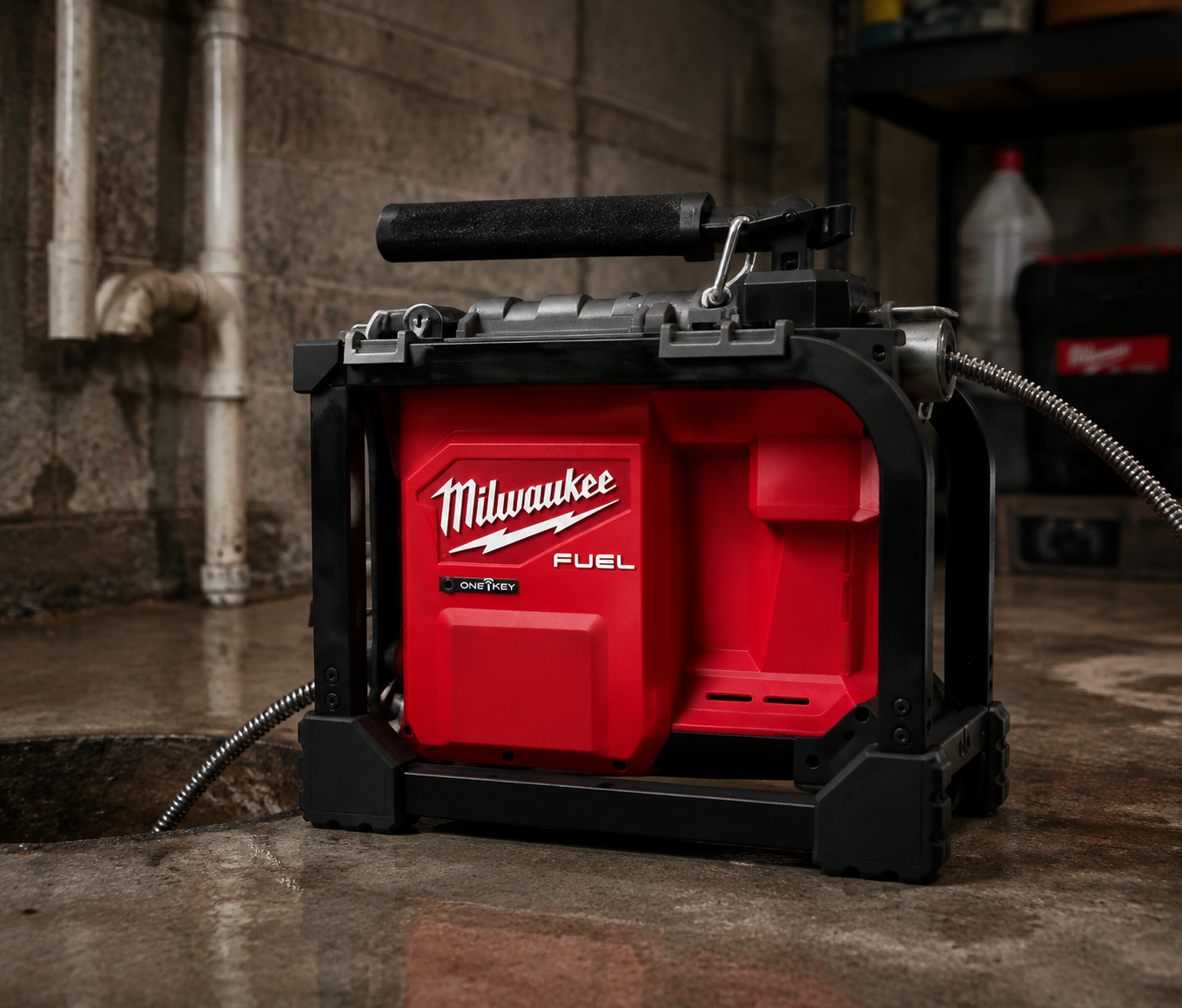 Milwaukee M18 FUEL для прочистки канализации